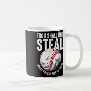 Baseball Gij zal niet gaan lopen tenzij u kunt sla Koffiemok