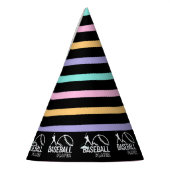 Baseball Girl Birthday, Baseball Player Gift Party Feesthoedjes (Links)