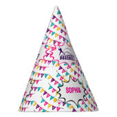 Baseball Girl Player Birthday Feesthoedjes (Rechts)