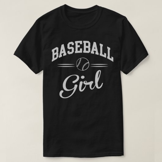 Baseball Girl T-shirt (Design voorkant)