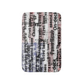 Baseball Glory | Amerikaanse vlagwoorden met gekle Badmat (Voorkant Verticaal)