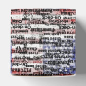 Baseball Glory | Amerikaanse vlagwoorden met gekle Bedankdoosjes (Bovenkant)