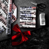 Baseball Glory | Amerikaanse vlagwoorden met gekle Cadeaupapier