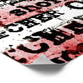 Baseball Glory | Amerikaanse vlagwoorden met gekle Poster (Hoek)