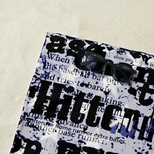 Baseball Glory | Amerikaanse vlagwoorden met gekle Strandlaken (In situ)