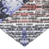 Baseball Glory | Amerikaanse vlagwoorden met gekle Tafelkleed (Gekanteld)