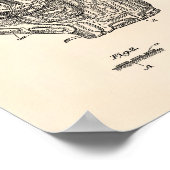 Baseball Glove 1924 Patent Art - Old Peper Poster (Hoek)