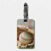 Baseball Glove and Ball Bagagelabel (Achterkant verticaal)