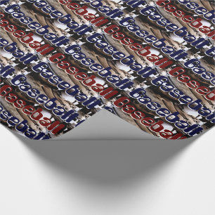 Baseball Glove and Ball Graphics Cadeaupapier