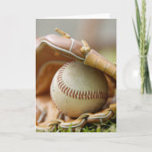 Baseball Glove and Ball Kaart (Voorkant)