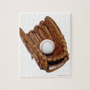 Baseball Glove and Ball Legpuzzel