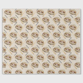 Baseball Glove and Bat Cadeaupapier (Vlak)