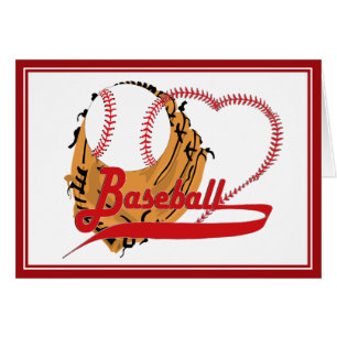 Baseball Glove & Baseball Heart