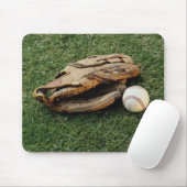 Baseball & Glove Mousepad Muismat (Met muis)