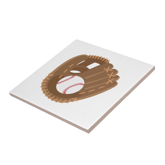 Baseball Glove Tegeltje (Zijkant)