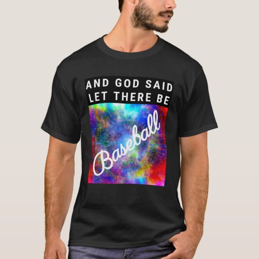 Baseball God Bible Religion T-shirt (Voorkant)