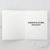 Baseball Graduation 2023 Card Kaart (Binnen)