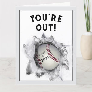 Baseball Graduation 2023 Card Kaart