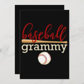 Baseball Grammy Family Baseball Save The Date (Voorkant / Achterkant)