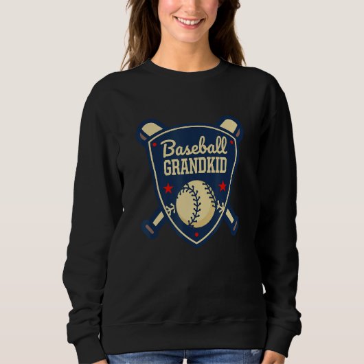 Baseball Grandkid Matching Family Baseball Player Trui (Voorkant)