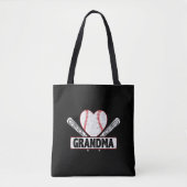 Baseball Grandma | Gezinshonkbalovers Tote Bag (Voorkant)