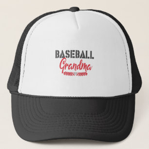 Baseball Grandma Retro Gift Trucker Pet