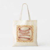 Baseball Grandma Tote Bag (Achterkant)