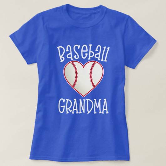 Baseball Grandma-vrouwen krijgen cadeau voor gamed T-shirt (Design voorkant)