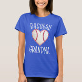 Baseball Grandma-vrouwen krijgen cadeau voor gamed T-shirt (Voorkant)