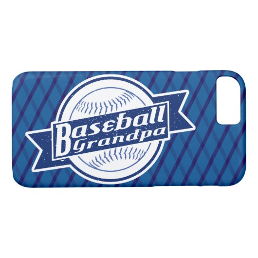 Baseball Grandpa Phone Case (Achterkant (Horizontaal))