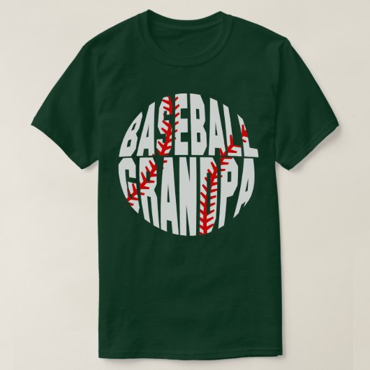 Baseball Grandpa  T-shirt (Design voorkant)