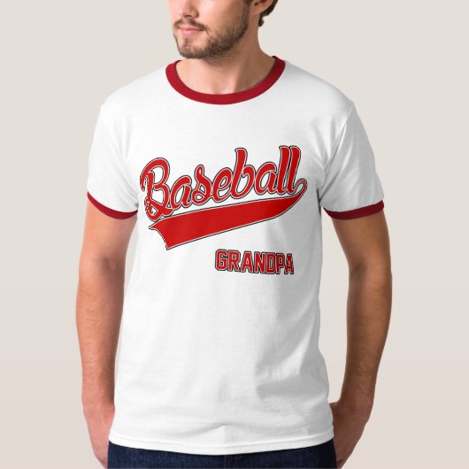 Baseball Grandpa T-shirt (Voorkant)