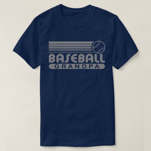 Baseball Grandpa T-shirt (Design voorkant)