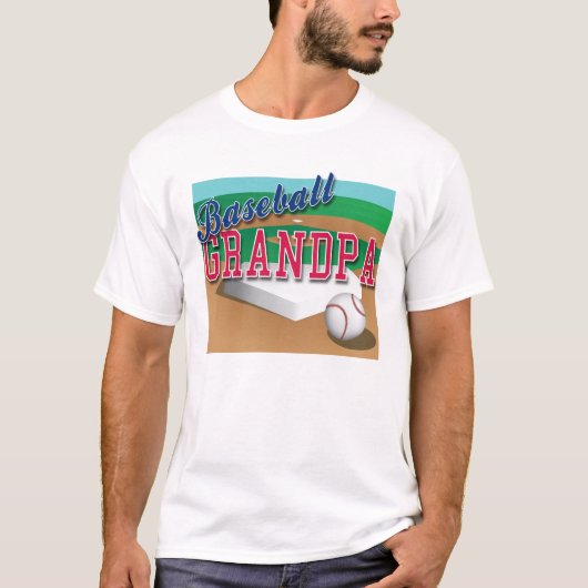 Baseball Grandpa T-shirt (Voorkant)