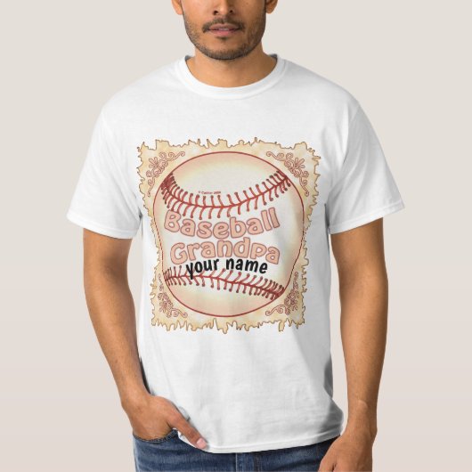 Baseball Grandpa T-shirt (Voorkant)