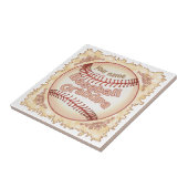 Baseball Grandpa Tegeltje (Zijkant)