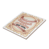 Baseball Grandpa Tegeltje (Zijkant)