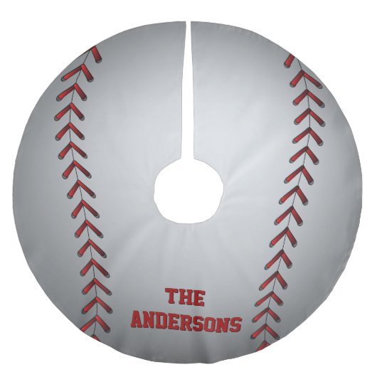 Baseball Graphic Kerstboom Rok (Voorkant)