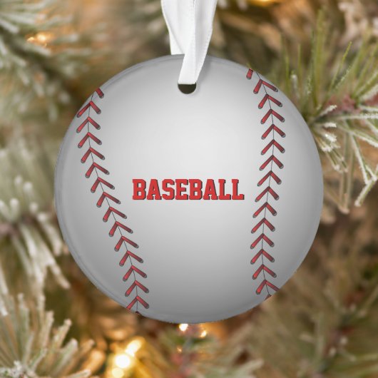 Baseball Graphic Ornament (Boom)