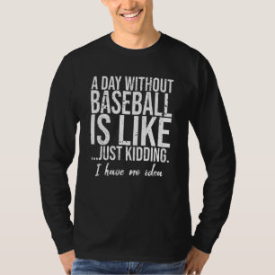 Baseball grappig cadeautje t-shirt