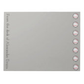 Baseball-grens Notitieblok (Voorkant)