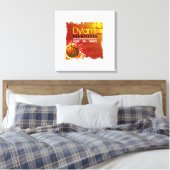 BASEBALL GRUNGE Sign-In Memory Board Canvas Afdruk (Insitu (Slaapkamer))