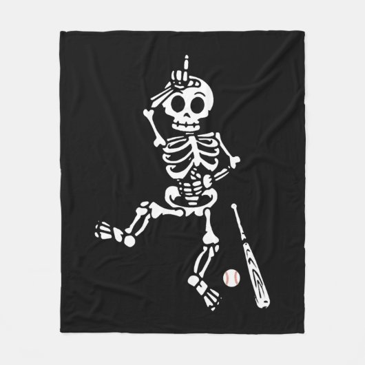 Baseball Halloween Fleece Deken (Voorkant)