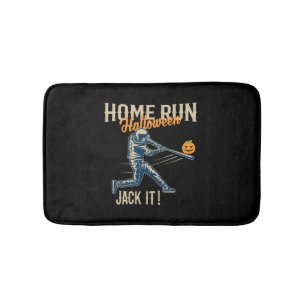Baseball Halloween Fun Retro verhit Stijlvol Badmat