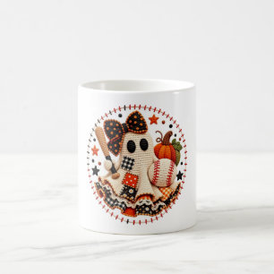 Baseball Halloween patchwork Koffiemok