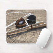 Baseball-handschoen Muismat (Met muis)