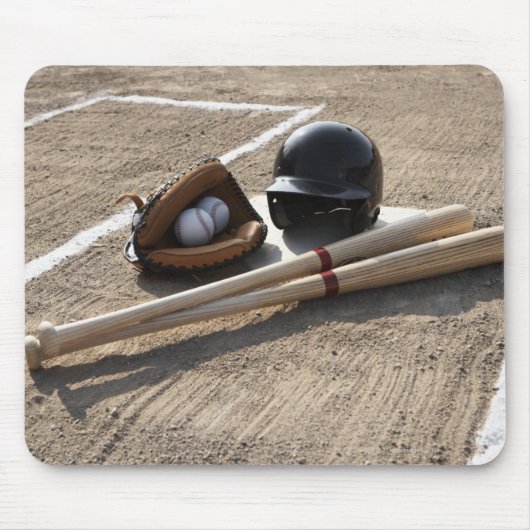 Baseball-handschoen Muismat (Voorkant)