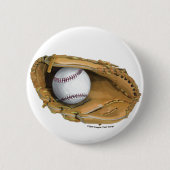 Baseball-handschoen Ronde Button 5,7 Cm (Voorkant)