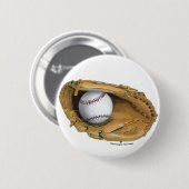 Baseball-handschoen Ronde Button 5,7 Cm (Voorkant /achterkant)