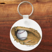 Baseball-handschoen Sleutelhanger (Voorkant)